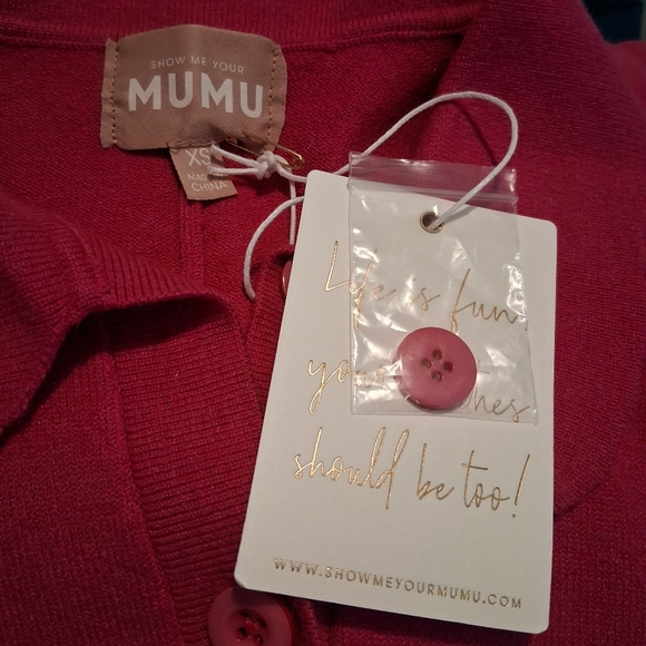 Show Me Your MuMu Womens Gio Sweater Romper Size XS NWT - Picture 7 of 8